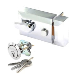 N/latch lock chrome standard