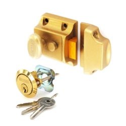 Night latch lock narrow