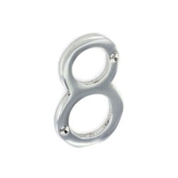Door no 8 chrome 75mm