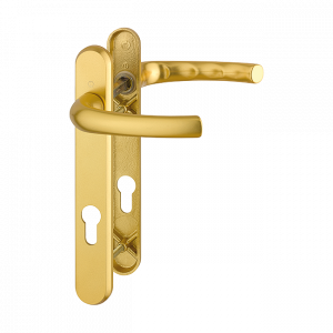 PVC Door handle 122mm brass