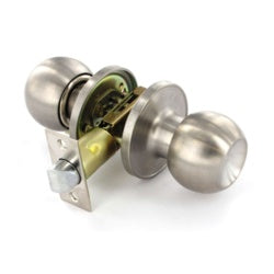 Passage knob set silver