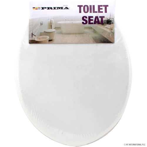Plastic toilet seat white (Non returnable item)