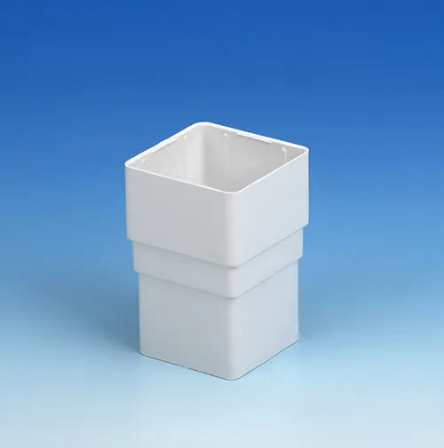 Rainwater coupler square white