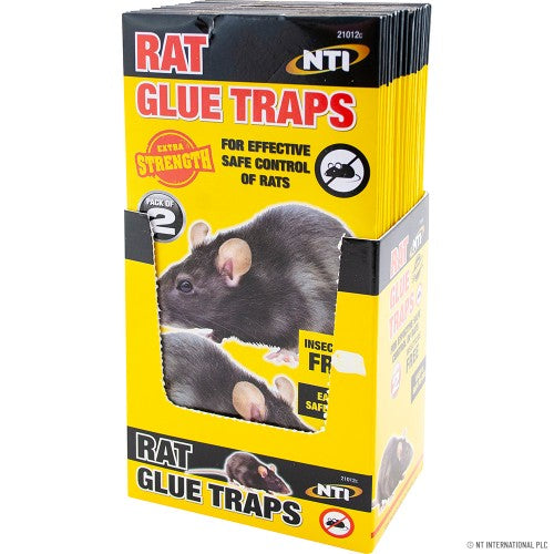 Rat glue trap indoor & out door use Pk2