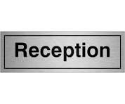 Reception signs s/adhesive