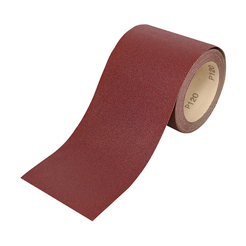 Red 120g sanding roll 10m