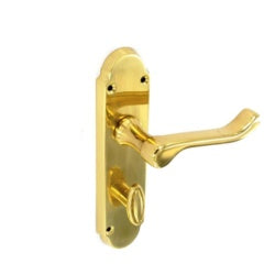 Richmond bathroom handle brass