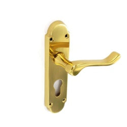 Richmond euro lock handle brass