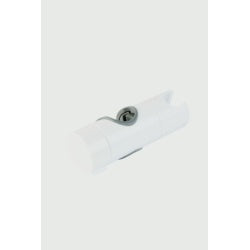 Shower riser rail slider white 18-25mm