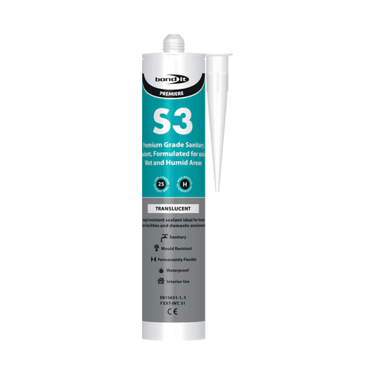 S3 Sanitary silicone clear 300ml