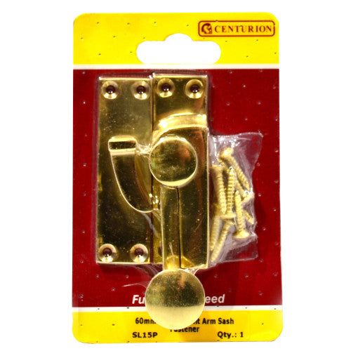 Quadrant sash fastener