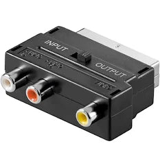 Scart mail to 3 RCA adapter