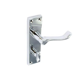 Scroll bathroom handle chrome