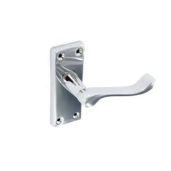 Scroll latch hadle chrome
