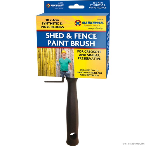 Shed & fence brush 10 x 4cm