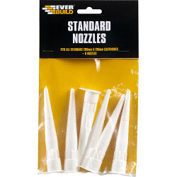 Standard silicone nozzles (Pk6)