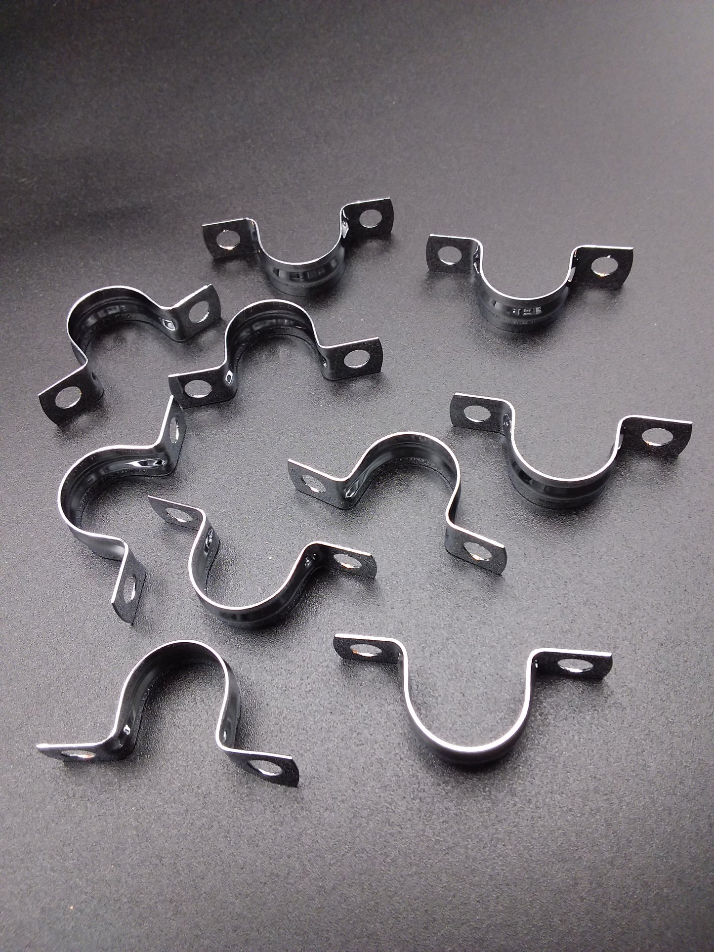 15mm Chrome saddle clips qty1