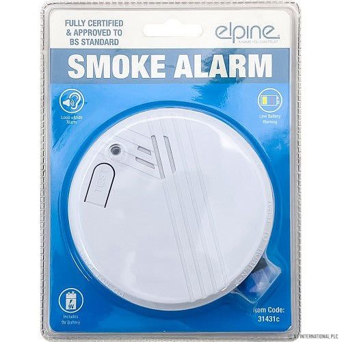 Smoke alarm battery operated