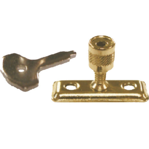 Stay lock & key brass