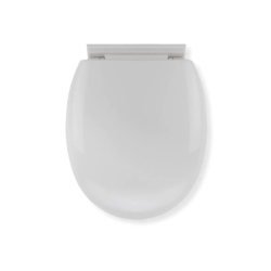 Soft close toilet seat white