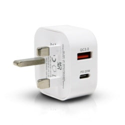 USB & Type C plug adaptor 2ports