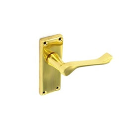 Victorian latch handle brass