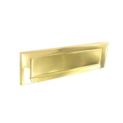 Victorian letter plate brass