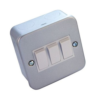 3g 2w metal clad switch