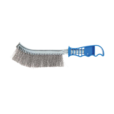 Wire brush soft bristles