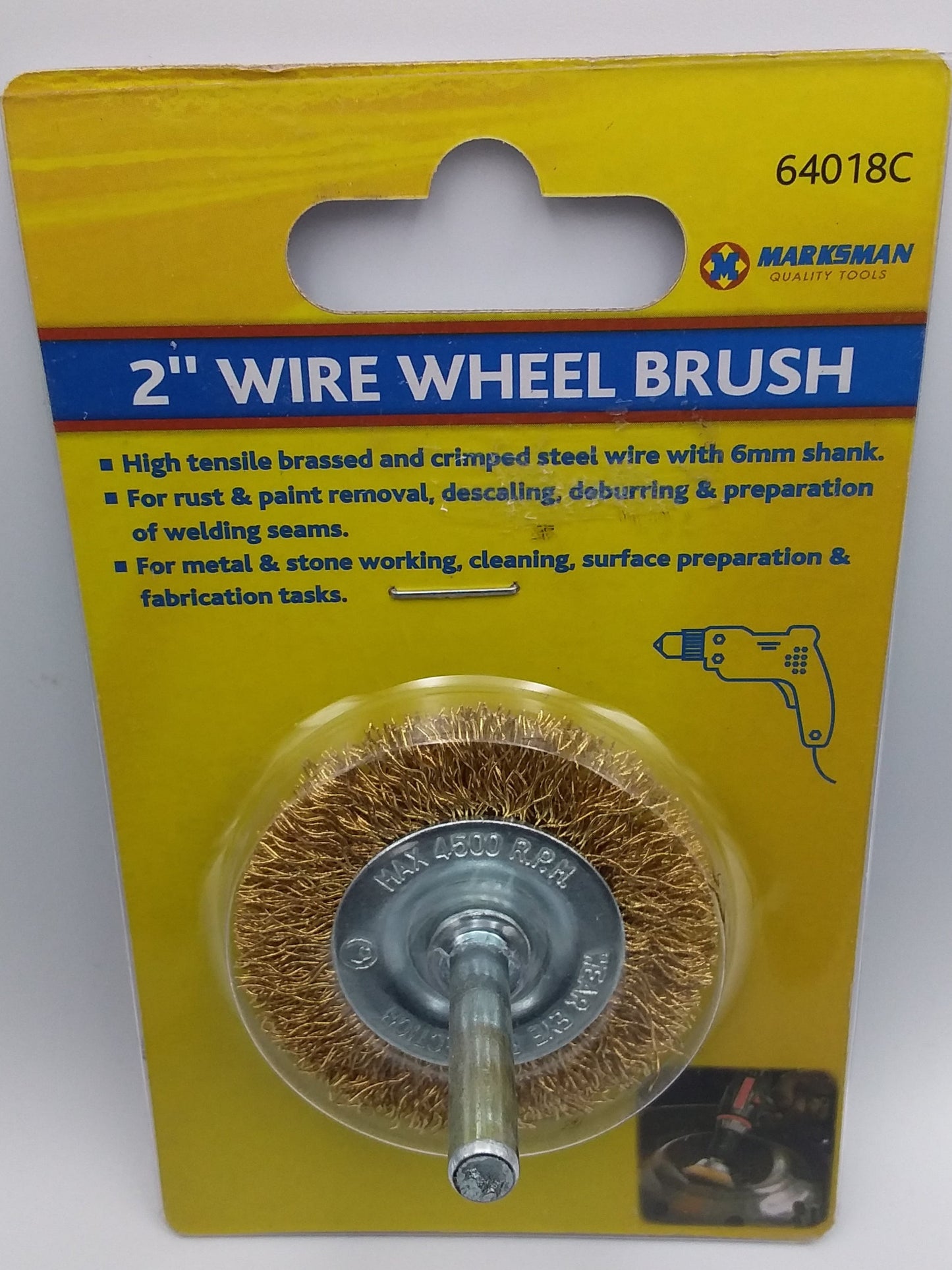 2" Wire wheel brush