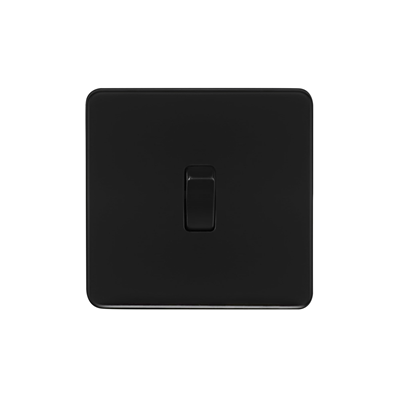 1G 2w Switch flat matt black